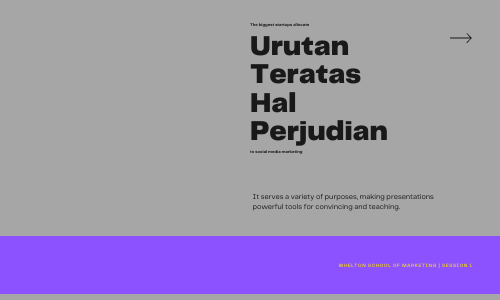 Urutan Teratas Hal Perjudian